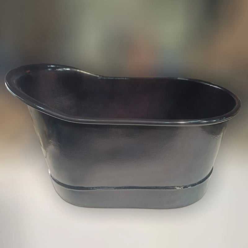Coppersmith Creations Hammered Copper Bathtub (1 size, Black) - Brand New Bathrooms