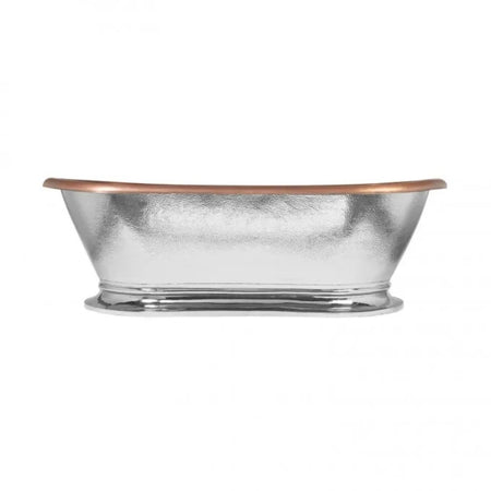 Coppersmith Creations Hammered Copper Bathtub (1 size, Antique Copper Interior, Nickel Exterior)) - Brand New Bathrooms