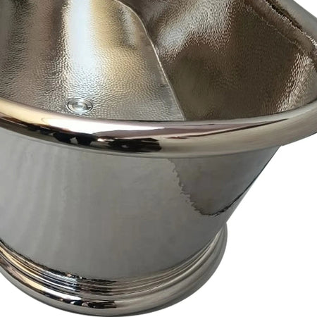 Coppersmith Creations Hammered Copper Bathtub (1 size, Nickel Finish) - Brand New Bathrooms