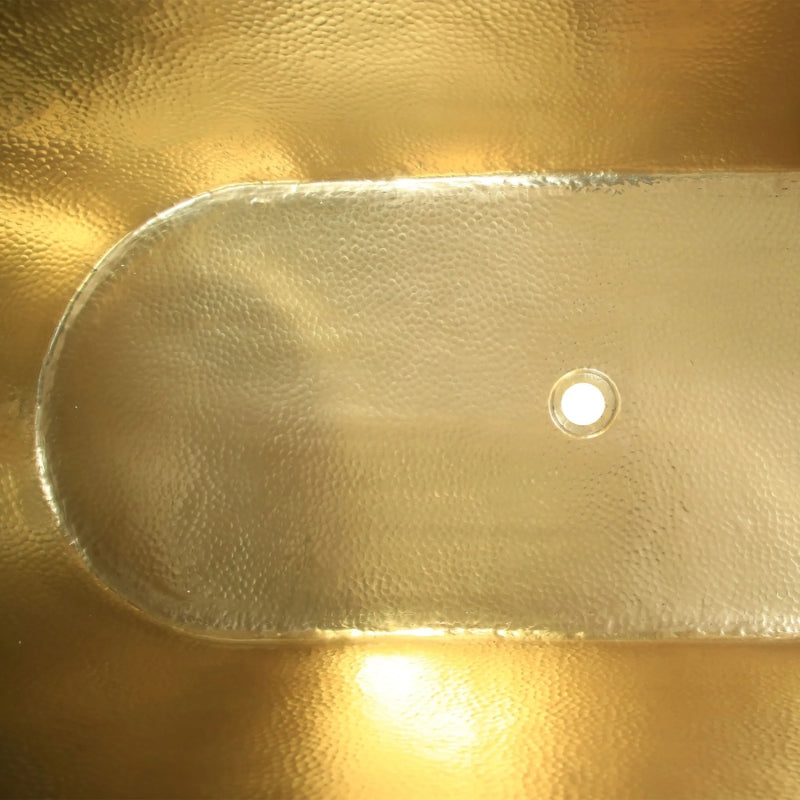 Coppersmith Creations Hammered Cascading Base Bathtub (1 size, Brass) - Brand New Bathrooms