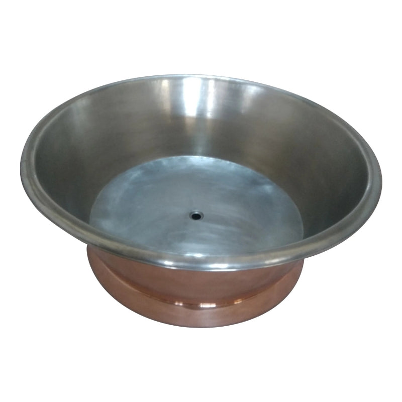 Coppersmith Creations Round Copper Bathtub (1 size, Tin Interior, Polished Copper Exterior) - Brand New Bathrooms