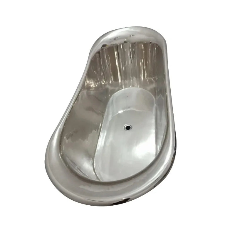 Coppersmith Creations Straight Base Copper Bathtub (2 sizes, Nickel Inside, Black Outside) - Brand New Bathrooms