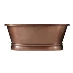 Coppersmith Creations Hammered Antique Finish Pedestal Copper Bathtub (1 size, Copper) - Brand New Bathrooms