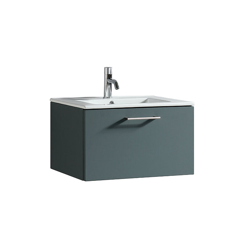 Tailored Bathrooms Piatta Wall Hung 600mm Vanity & Matte Basin (1 size, 4 colours) - Brand New Bathrooms