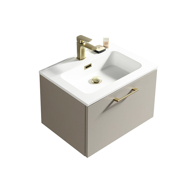 Tailored Bathrooms Piatta Wall Hung 600mm Vanity & Matte Basin (1 size, 4 colours) - Brand New Bathrooms