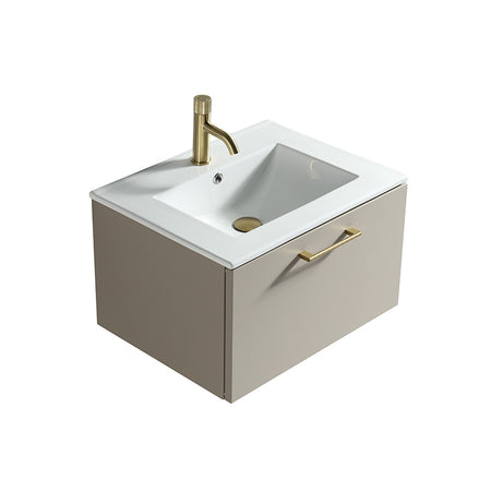 Tailored Bathrooms Piatta Wall Hung 600mm Vanity & Matte Basin (1 size, 4 colours) - Brand New Bathrooms