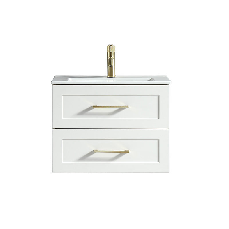 Tailored Bathrooms Bakewell Wall Hung Vanity Unit & Ceramic Basin (1 size, 3 colours) - Brand New Bathrooms