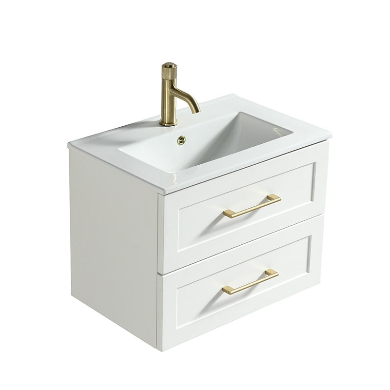Tailored Bathrooms Bakewell Wall Hung Vanity Unit & Ceramic Basin (1 size, 3 colours) - Brand New Bathrooms