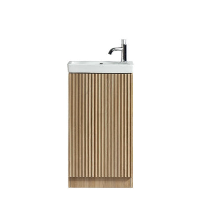 Tailored Bathrooms Flauto Mini Cloakroom Vanity Unit & Ceramic Basin (1 size, 4 colours) - Brand New Bathrooms