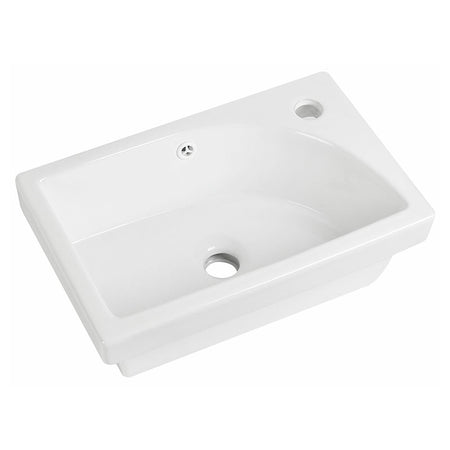 Tailored Bathrooms Flauto Mini Cloakroom Vanity Basin (1 size, White) - Brand New Bathrooms