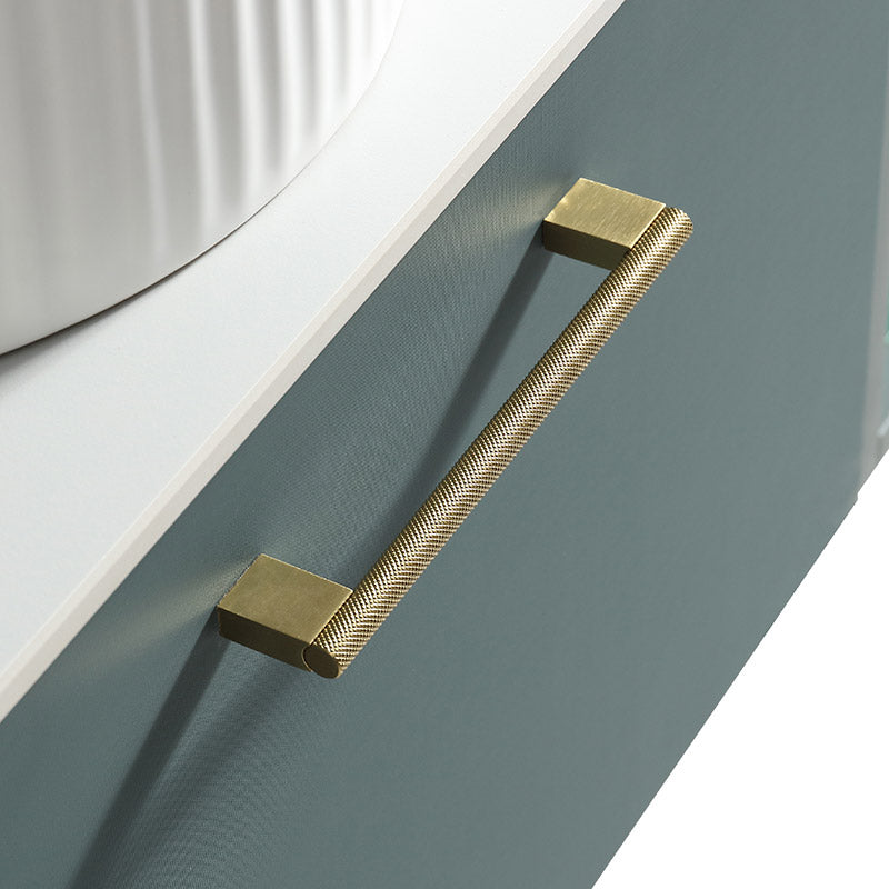 Tailored Bathrooms Piatta Wall Hung 1000mm Vanity Unit with 2 Side Storage Units & Sintered Stone Counter Top (1 size, 4 colours) - Brand New Bathrooms
