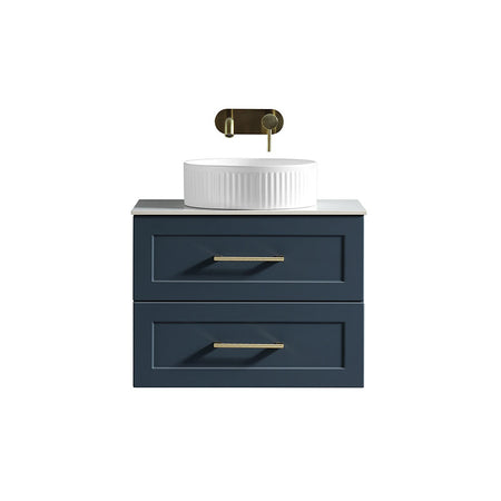 Tailored Bathrooms Bakewell Wall Hung Vanity Unit with Sintered Stone Counter Top (1 size, 3 colours) - Brand New Bathrooms