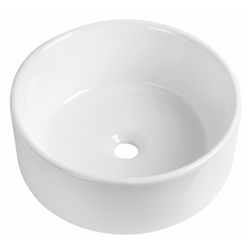 Tailored Bathrooms Rimini Round Counter Top Basin (Gloss White) - Brand New Bathrooms