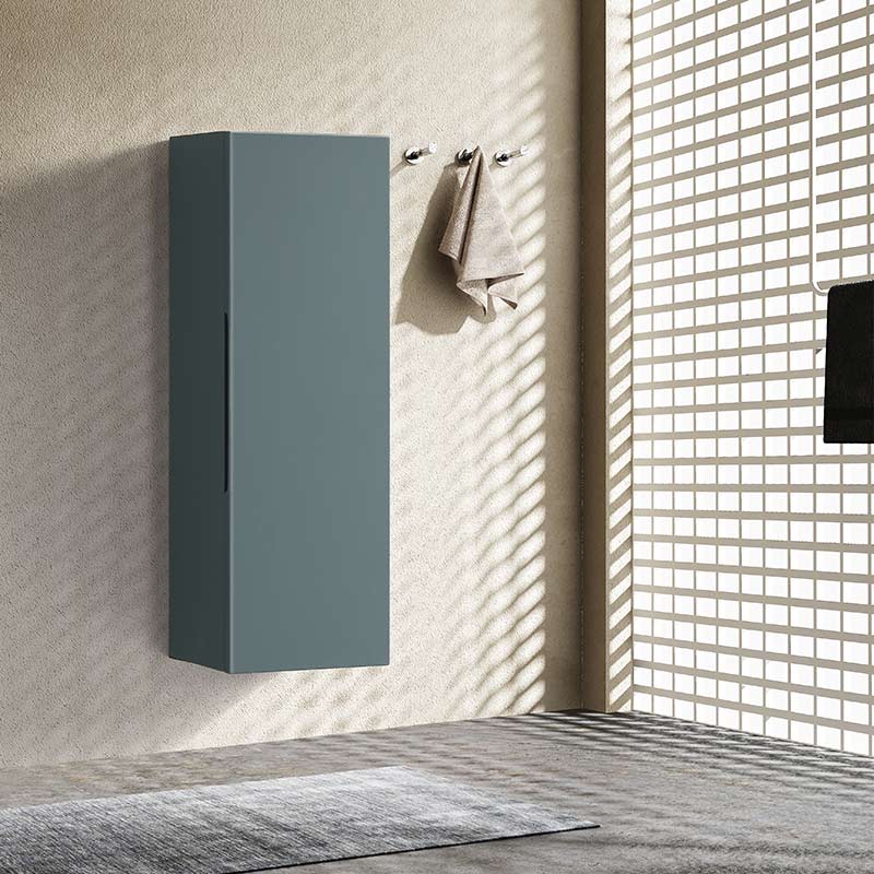 Tailored Bathrooms Piatta Wall Mounted 900mm Tall Boy Cabinet (1 size, 4 colours) - Brand New Bathrooms