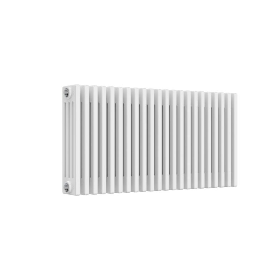 Reina Colona Horizontal 4 Column Mild Steel Radiator (13 sizes, White)