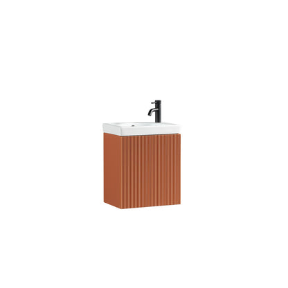 Tailored Bathrooms Flauto Mini Cloakroom  Wall Hung Vanity & Basin (1 size, 5 colours) - Brand New Bathrooms