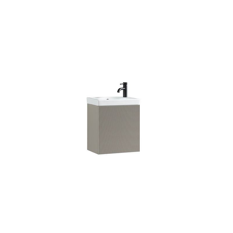 Tailored Bathrooms Flauto Mini Cloakroom  Wall Hung Vanity & Basin (1 size, 5 colours) - Brand New Bathrooms