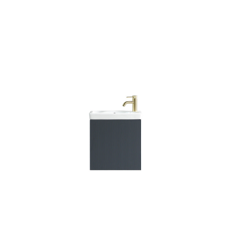 Tailored Bathrooms Flauto Mini Cloakroom  Wall Hung Vanity & Basin (1 size, 5 colours) - Brand New Bathrooms