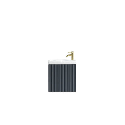 Tailored Bathrooms Flauto Mini Cloakroom  Wall Hung Vanity & Basin (1 size, 5 colours) - Brand New Bathrooms