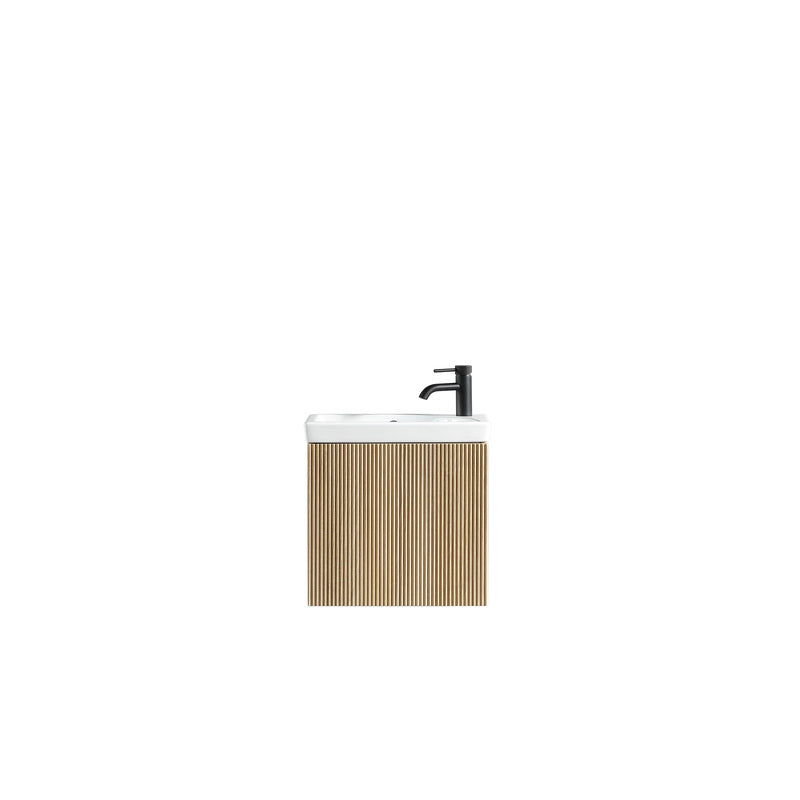 Tailored Bathrooms Flauto Mini Cloakroom  Wall Hung Vanity & Basin (1 size, 5 colours) - Brand New Bathrooms