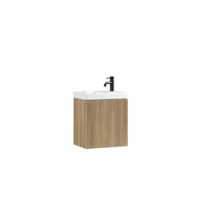 Tailored Bathrooms Flauto Mini Cloakroom  Wall Hung Vanity & Basin (1 size, 5 colours) - Brand New Bathrooms