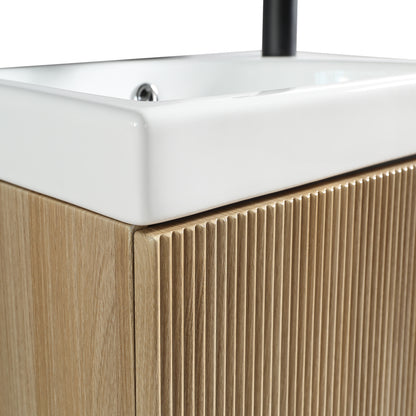 Tailored Bathrooms Flauto Mini Cloakroom  Wall Hung Vanity & Basin (1 size, 5 colours) - Brand New Bathrooms