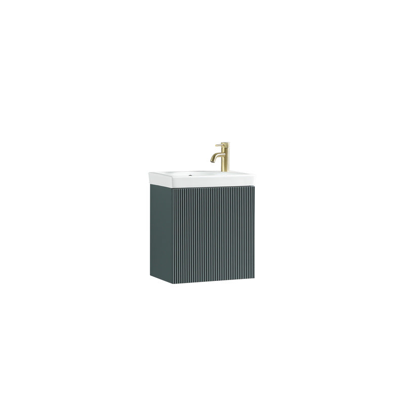 Tailored Bathrooms Flauto Mini Cloakroom  Wall Hung Vanity & Basin (1 size, 5 colours) - Brand New Bathrooms