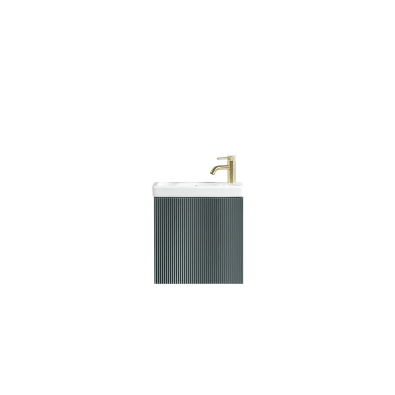Tailored Bathrooms Flauto Mini Cloakroom  Wall Hung Vanity & Basin (1 size, 5 colours) - Brand New Bathrooms