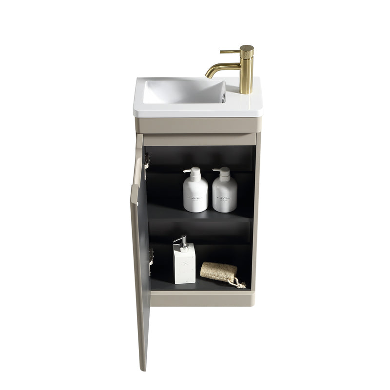 Tailored Bathrooms Acerra 400mm Cloakroom Vanity & Basin (1 size, 4 colours) - Brand New Bathrooms