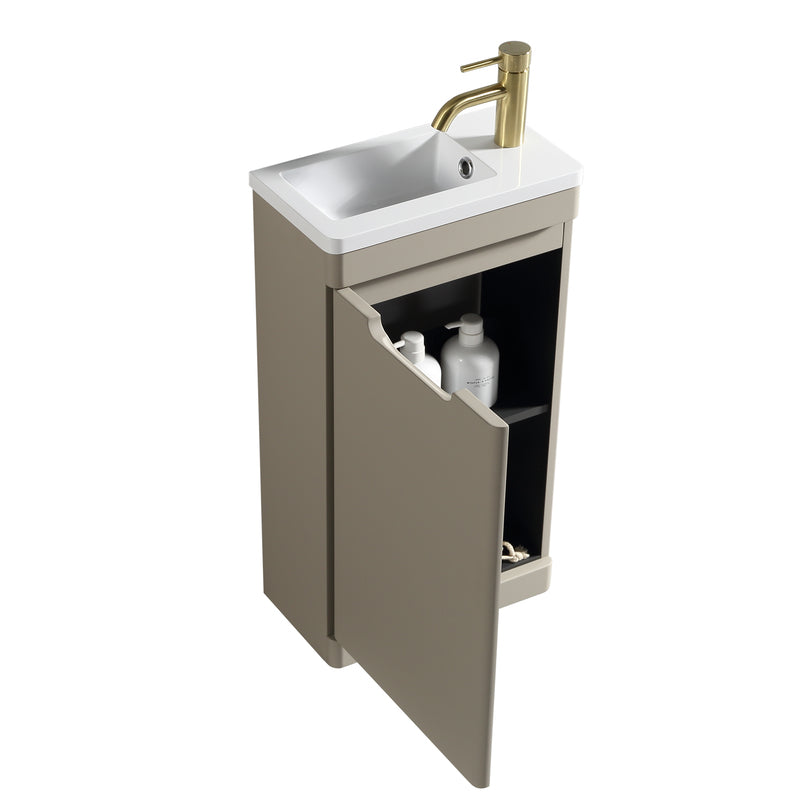 Tailored Bathrooms Acerra 400mm Cloakroom Vanity & Basin (1 size, 4 colours) - Brand New Bathrooms