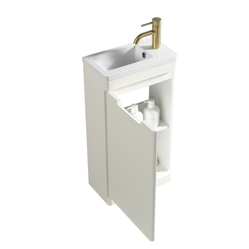 Tailored Bathrooms Acerra 400mm Cloakroom Vanity & Basin (1 size, 4 colours) - Brand New Bathrooms