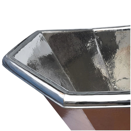 Coppersmith Creations Eight Sided Clawfoot Nickel Inside (1 size, Shining Copper) - Brand New Bathrooms
