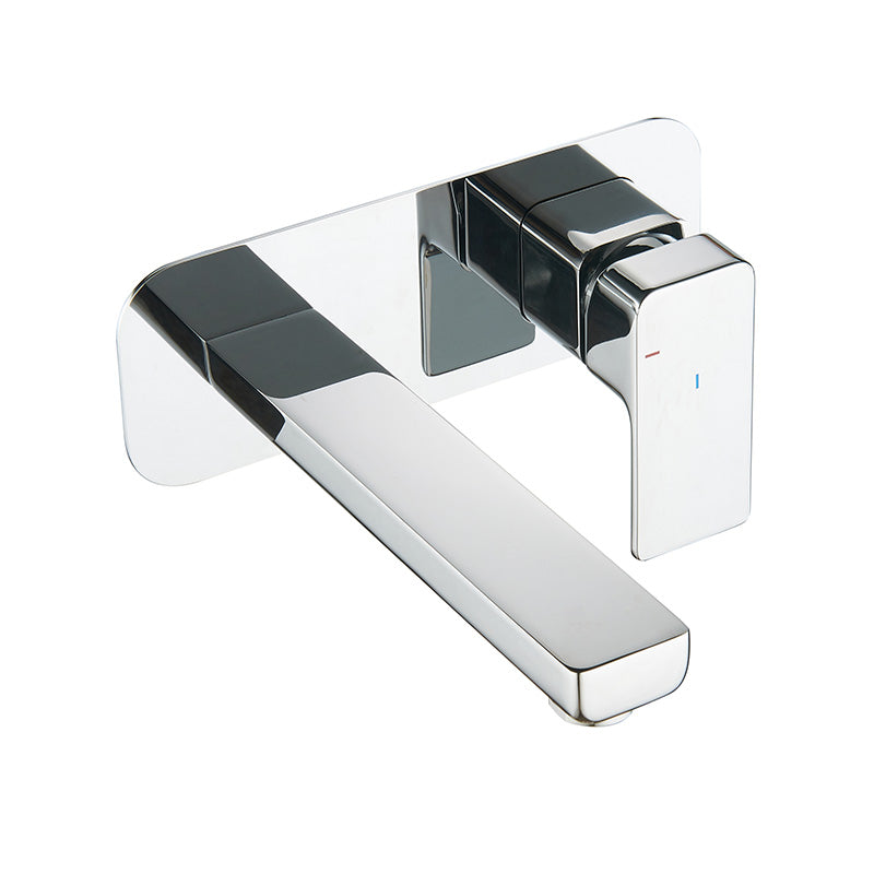 Tailored Bathrooms TB+ Quadrado Square Wall Mounted ECO Control/Cold Water Start Basin Mixer (3 colours) - Brand New Bathrooms