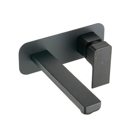 Tailored Bathrooms TB+ Quadrado Square Wall Mounted ECO Control/Cold Water Start Basin Mixer (3 colours) - Brand New Bathrooms