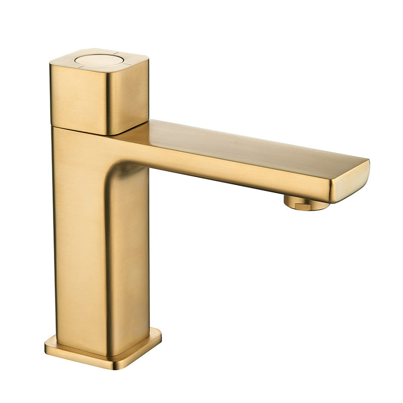 Tailored Bathrooms TB+ Quadrado Square Push Button Basin Mixer (3 colours) - Brand New Bathrooms