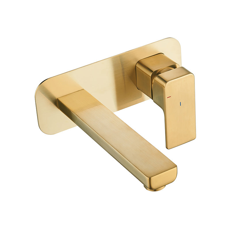 Tailored Bathrooms TB+ Quadrado Square Wall Mounted ECO Control/Cold Water Start Basin Mixer (3 colours) - Brand New Bathrooms