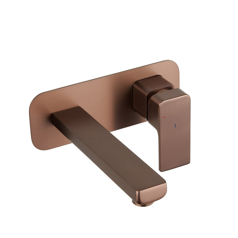 Tailored Bathrooms TB+ Quadrado Square Wall Mounted ECO Control/Cold Water Start Basin Mixer (4 colours) - Brand New Bathrooms