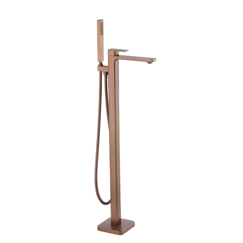 Tailored Bathrooms TB+ Quadrado Square Freestanding Bath Tap with Shower Mixer (4 colours) - Brand New Bathrooms