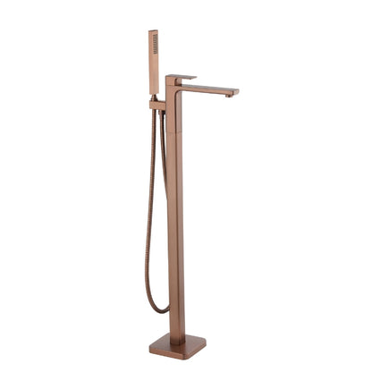 Tailored Bathrooms TB+ Quadrado Square Freestanding Bath Tap with Shower Mixer (4 colours) - Brand New Bathrooms
