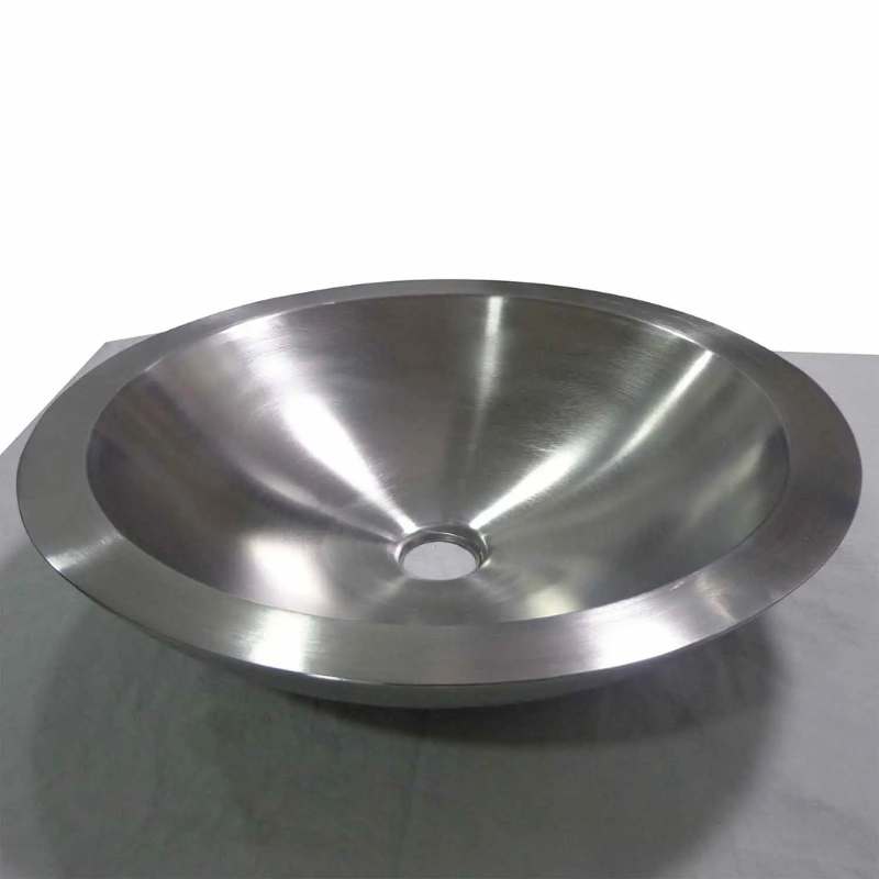 Coppersmith Creations Double Wall Shallow Steel Sink (1 size, Matte) - Brandnew Bathroom