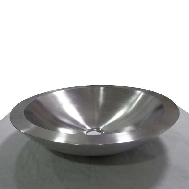 Coppersmith Creations Double Wall Shallow Steel Sink (1 size, Matte) - Brandnew Bathroom