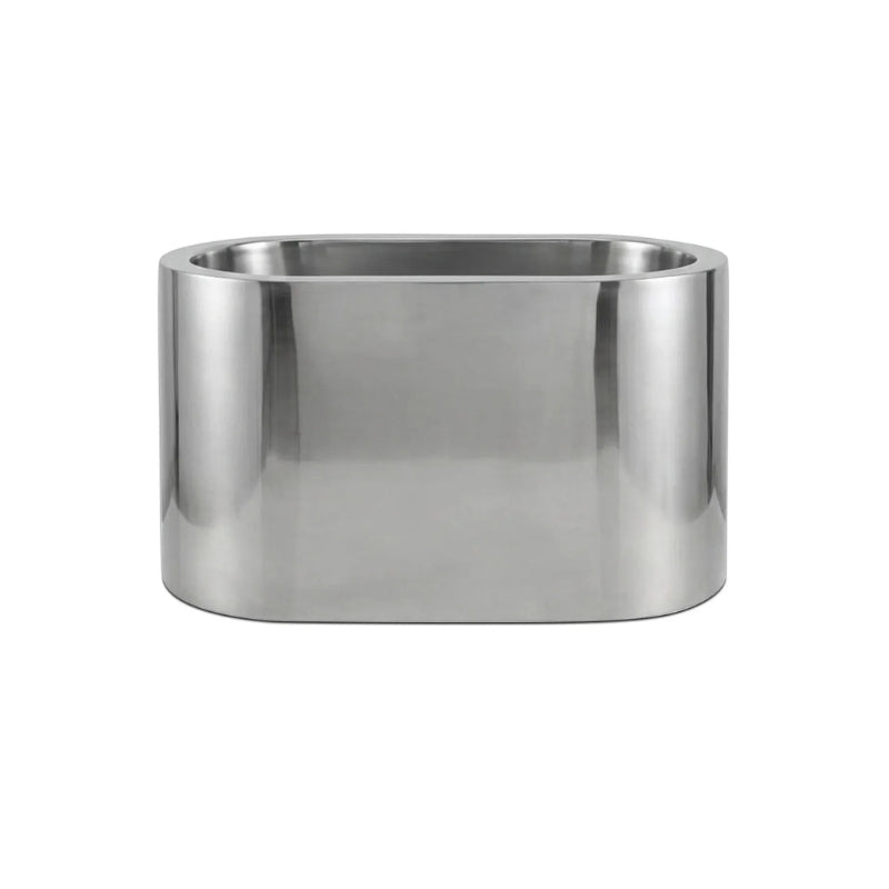 Coppersmith Creations Double Wall Stainless Steel with Built-In Dual Seats Bathtub (1 size, Steel) - Brand New Bathrooms