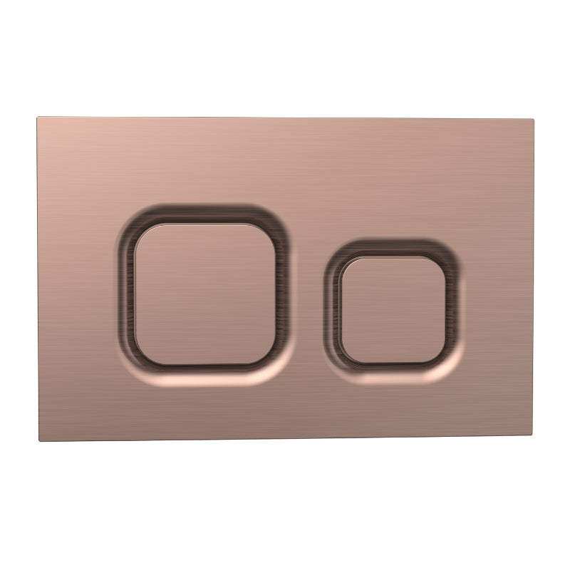 Tailored Bathrooms Square Flush Button Plate (1 size, 4 colours) - Brand New Bathrooms