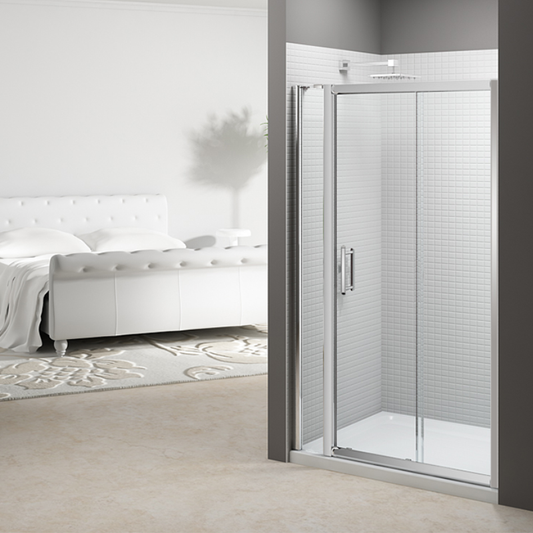 Merlyn 6 Series | Inline Panel (2 sizes, Chrome)