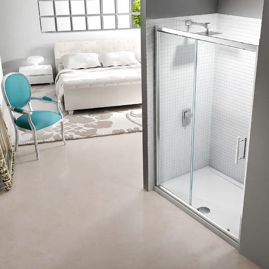Merlyn 6 Series | Sliding Shower Door (6 sizes, Chrome)