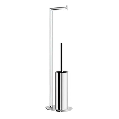 Smedbo Outline Toilet Roll Holder with Toilet Brush (2 colours) - Brand New Bathrooms