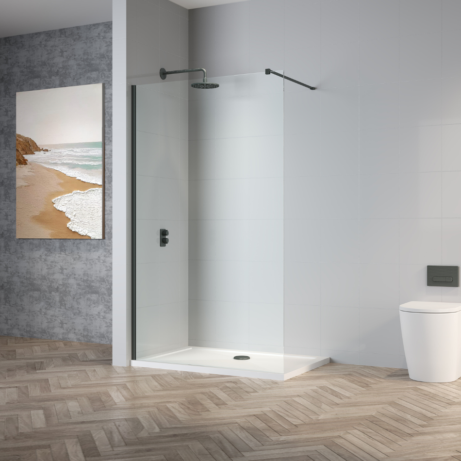 Tailored Bathrooms TI8 Wetroom Panel & Profile Kit (6 sizes, 2 colours)
