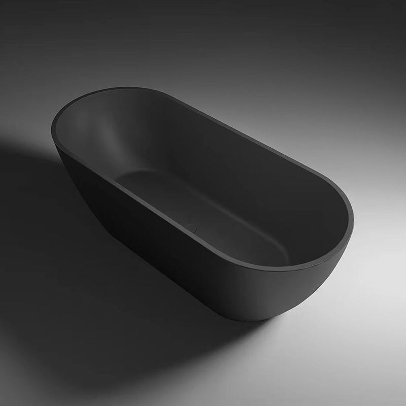 Tailored Bathrooms Nero Matt Black Freestanding Bathtub with Black Waste (1 size, Matt Black) - Brand New Bathrooms
