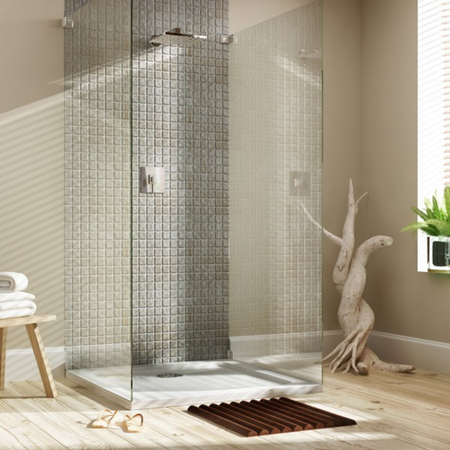 MX Elements Flat Top Rectangle ABS Stone Shower Tray (47 sizes) (Anti-Slip options available) - Brand New Bathrooms