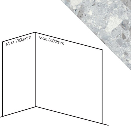 Bushboard Nuance Corner Pack C2 (for Shower Enclosures up to 2400mm) Lumiere - Brand New Bathrooms